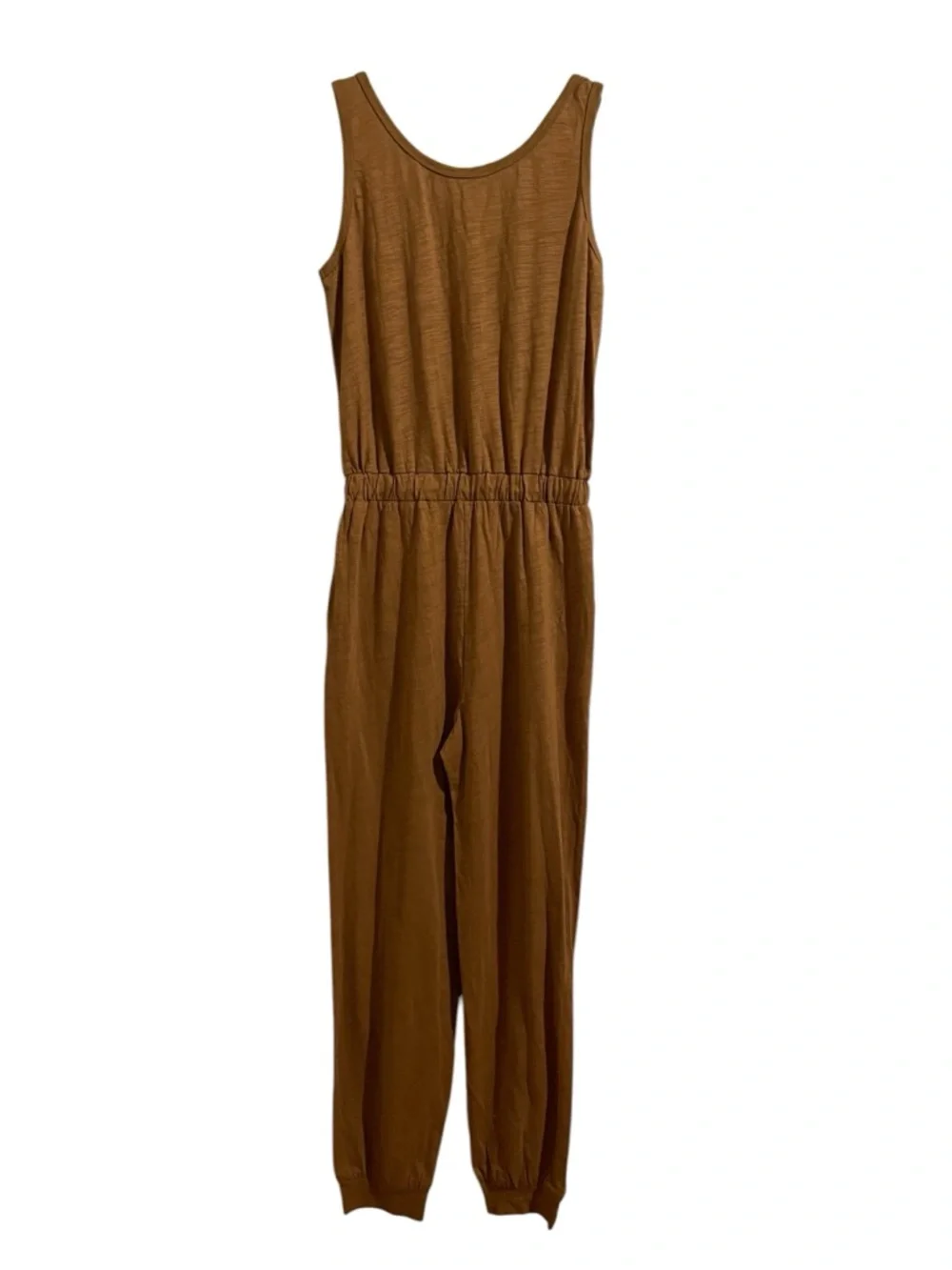 Three Bird Nest Brown Two-Piece Lounge Set Cotton Robe Jumpsuit NWT Size Small